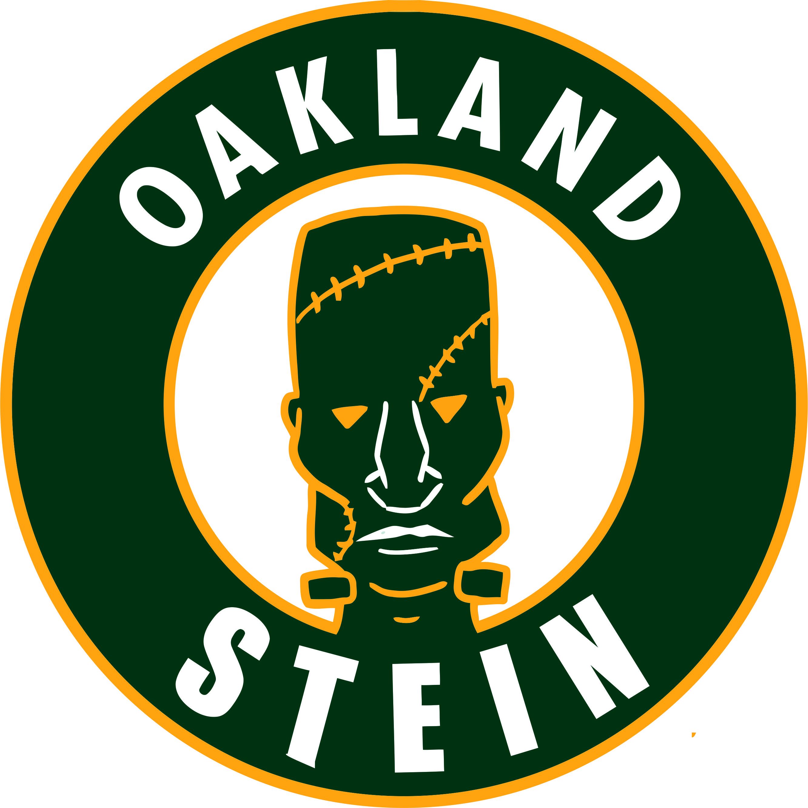 Oakland Athletics Steins Logo DIY iron on transfer (heat transfer)
